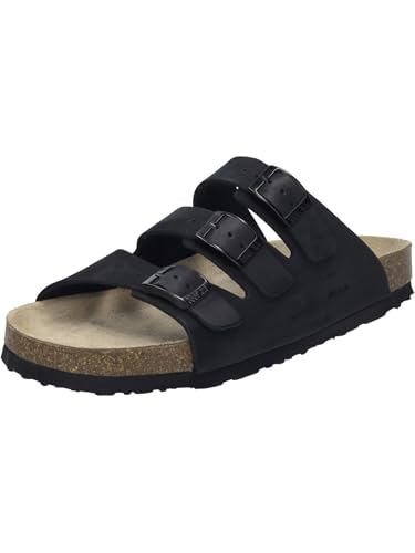 Josef Seibel Damen Sandaletten Hermine 05, Frauen Sandalen,Weite G (Normal),Sommersandalen,bequem,flach,Sommerschuhe,schwarz,42 EU von Josef Seibel