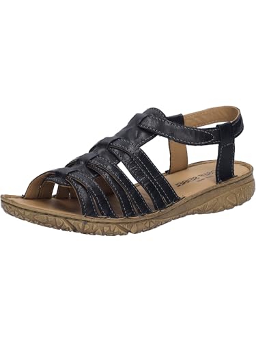 Josef Seibel Damen Sandaletten Ivy 02, Frauen Sandalen,Weite G (Normal),offene Schuhe,Strandschuhe,Sommersandalen,schwarz,40 EU von Josef Seibel