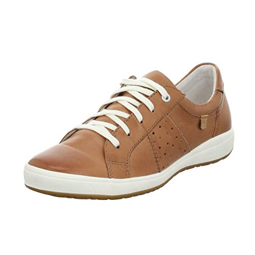 Josef Seibel Damen Schnürschuhe Caren.01, Frauen Halbschuhe,Sneaker,Leder,Women's,Woman,Sommerschuhe,Freizeitschuhe,Kamelbraun,42 EU / 8 UK von Josef Seibel