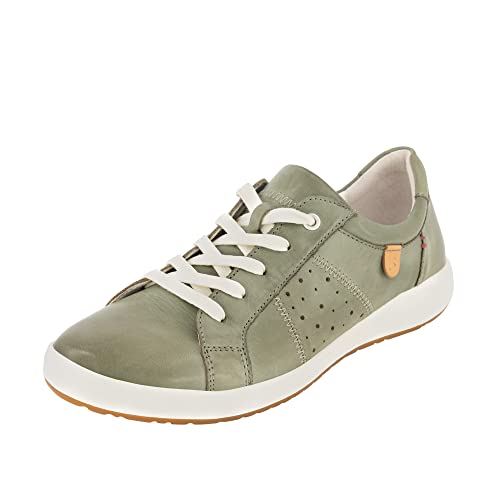 Josef Seibel Damen Schnürschuhe Caren.01, Frauen Halbschuhe,Sneaker,Leder,schnürer,Nappaleder,Nappa,schnürung,schnürsenkel,Mintgruen,45 EU / 10 UK von Josef Seibel