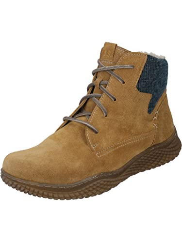 Josef Seibel Damen Schnürstiefeletten Amelie 09,Weite G (Normal),Wechselfußbett,winterschuhe,gefüttert,boots,stiefel,Braun (camel),37 EU von Josef Seibel