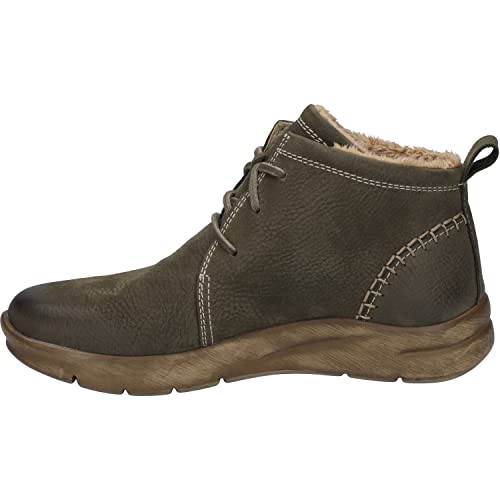 Josef Seibel Damen Schnürstiefeletten Conny 56,Weite G (Normal),Wechselfußbett,wasserdicht,schnürboots,tex,boots,stiefel,Grün (moos),38 EU von Josef Seibel