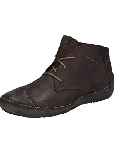 Josef Seibel Damen Schnürstiefeletten Fergey 18,Weite G (Normal),Wechselfußbett,übergangsschuhe,stiefel,bootee,booties,Braun (moro),40 EU von Josef Seibel