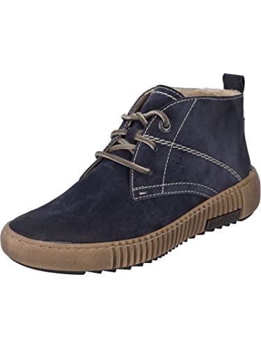 Josef Seibel Damen Schnürstiefeletten Maren 02,Weite G (Normal),Wechselfußbett,gefüttert,bootee,booties,halbstiefel,Blau (ocean),43 EU von Josef Seibel