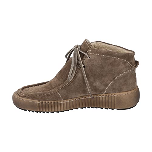 Josef Seibel Damen Schnürstiefeletten Maren 26,Weite G (Normal),Wechselfußbett,chukka boots,schnürboots,winterstiefel,Beige (taupe),40 EU von Josef Seibel