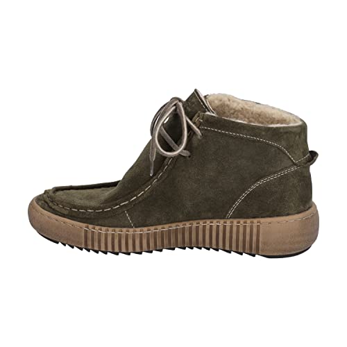 Josef Seibel Damen Schnürstiefeletten Maren 26,Weite G (Normal),Wechselfußbett,gefüttert,stiefel,bootee,booties,Grün (moos),38 EU von Josef Seibel