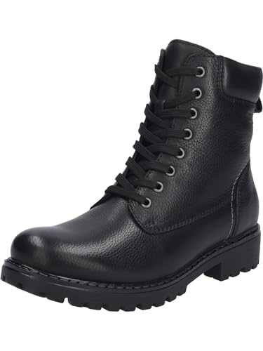 Josef Seibel Damen Schnürstiefeletten Marta 27,Weite G (Normal),Wechselfußbett,Winterschuhe,gefüttert,Stiefel,Bootee,schwarz,45 EU von Josef Seibel
