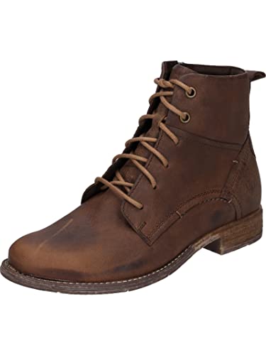 Josef Seibel Damen Schnürstiefeletten Sienna 95,Weite G (Normal),Wechselfußbett,reißverschluss,stiefel,bootee,booties,Braun (moro) / 330,37 EU von Josef Seibel