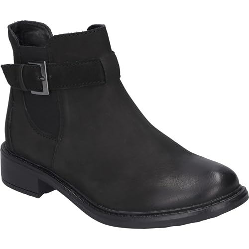 Josef Seibel Damen Selena 17 Biker Boots, Schwarz (Schwarz Mi904 100) von Josef Seibel