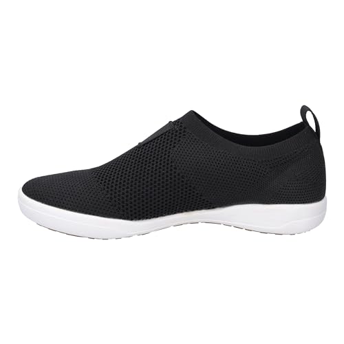 Josef Seibel Damen Slip-On Sneaker Sina 64,Weite G (Normal),Wechselfußbett,Slipper,Gummizug,atmungsaktiv,Halbschuhe,schwarz,36 EU von Josef Seibel