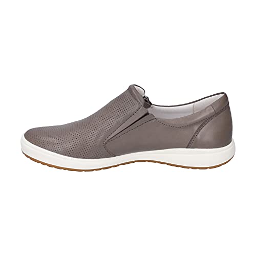 Josef Seibel Damen Slipper Caren 22,Weite G (Normal),Wechselfußbett,offener einschlupf,Women's,Woman,Lady,Ladies,Slipper,grau,38 EU von Josef Seibel