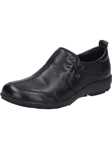 Josef Seibel Damen Slipper Charlotte 17, Frauen Slip On,Weite G (Normal),Slip-ons,freitzeitschuhe,offener einschlupf,schwarz,36 EU von Josef Seibel