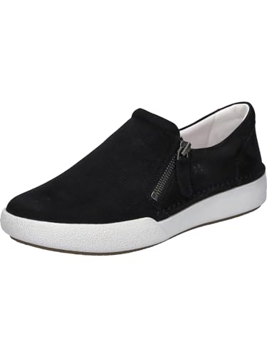 Josef Seibel Damen Slipper Claire 20,Weite G (Normal),Wechselfußbett,Loafer,Slip-ons,freitzeitschuhe,offener einschlupf,schwarz,38 EU von Josef Seibel