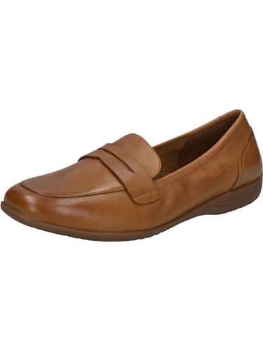 Josef Seibel Damen Slipper Fenja 22, Frauen Slip On,Weite G (Normal),Slip-ons,Mokassins,Halbschuhe,Slides,Schlupfschuhe,Camel,38 EU von Josef Seibel