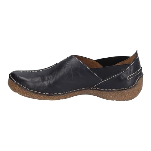 Josef Seibel Damen Slipper Fergey 69,Weite G (Normal),Wechselfußbett,Slip-ons,freitzeitschuhe,offener einschlupf,Slides,schwarz,36 EU von Josef Seibel