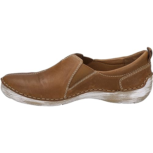 Josef Seibel Damen Slipper Fergey 70,Weite G (Normal),Wechselfußbett,Halbschuhe,Slides,Schlupfschuhe,schluepfschuhe,Loafer,nuss,38 EU von Josef Seibel