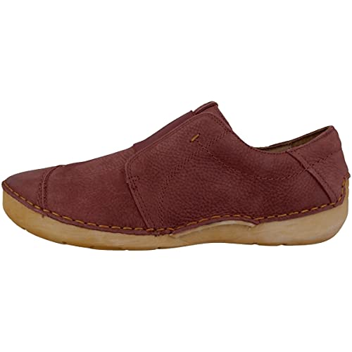 Josef Seibel Damen Slipper Fergey 88,Weite G (Normal),lose Einlage,Schlupfschuhe,Slip-ons,Freizeitschuhe,modisch,Lady,Rot (rot-Kombi),37 EU / 4 UK von Josef Seibel