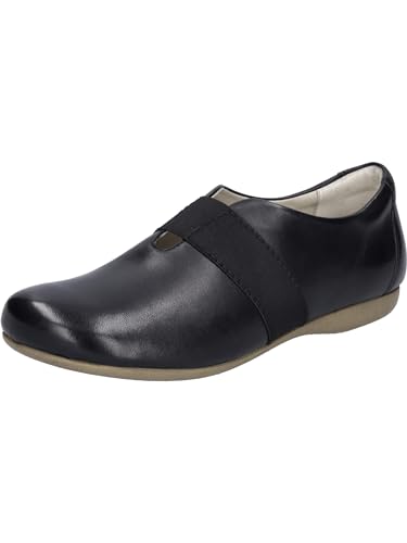 Josef Seibel Damen Slipper Fiona 81, Frauen Slip On,Weite G (Normal),Loafer,Slip-ons,freitzeitschuhe,offener einschlupf,schwarz,38 EU von Josef Seibel
