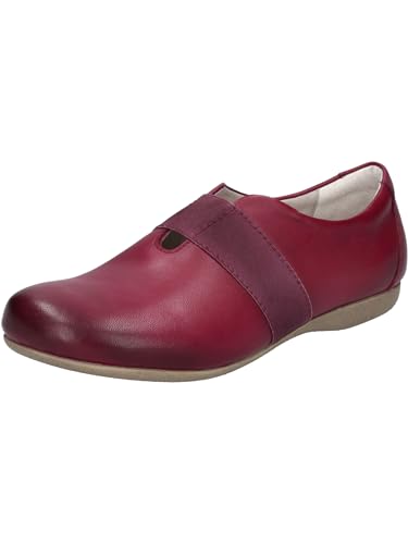 Josef Seibel Damen Slipper Fiona 81, Frauen Slip On,Weite G (Normal),Slip-ons,freitzeitschuhe,offener einschlupf,Mokassins,Berry,39 EU von Josef Seibel