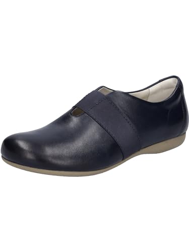 Josef Seibel Damen Slipper Fiona 81, Frauen Slip On,Weite G (Normal),Slip-ons,freitzeitschuhe,offener einschlupf,Mokassins,Ocean,45 EU von Josef Seibel