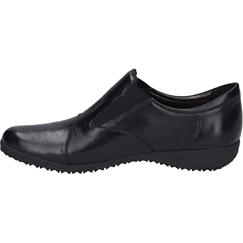 Josef Seibel Damen Slipper Naly 67, Frauen Slip On,Weite G (Normal),Loafer,College Schuhe,Businessschuhe,Slip-ons,Slides,schwarz,38 EU von Josef Seibel