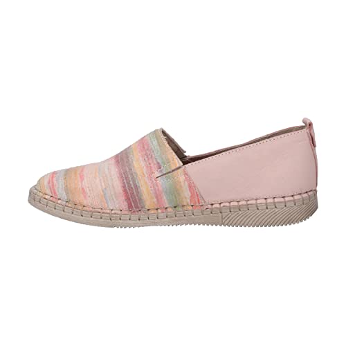 Josef Seibel Damen Slipper Sofie 02, Frauen Slipper,Weite G (Normal),Ladies,Slipper,Mokassins,Halbschuhe,Slides,rosa-Kombi,40 EU von Josef Seibel