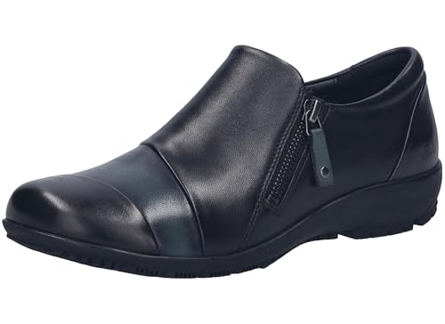 Josef Seibel Damen Slipper aus Leder mit Reißverschluss 87319 Charlotte 19, Größe:42 EU, Farbe:Mehrfarbig von Josef Seibel