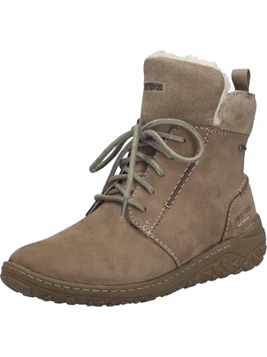 Josef Seibel Damen Sneaker Ruby.53,Weite G (Normal),Wechselfußbett,wasserdicht,straßenschuhe,Strassenschuhe,Schnuerung,beige,41 EU von Josef Seibel