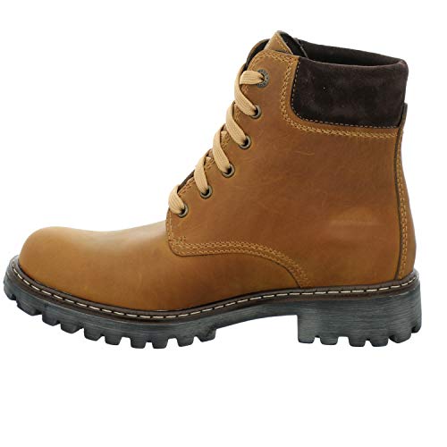 Josef Seibel Damen Stiefel Marta 01, Frauen Winterstiefel, freizeit winter-boots schnürstiefel gefüttert warm lady,Orange(safran-kombi),37 EU / 4 UK von Josef Seibel