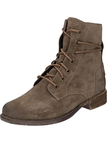 Josef Seibel Damen Schnürstiefeletten Sienna 70,Weite G (Normal),Wechselfußbett,Stiefel,Bootee,Booties,halbstiefel,Beige (Taupe),37 EU von Josef Seibel