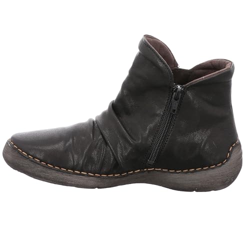 Josef Seibel Damen Klassische Stiefeletten Fergey 24,Weite G (Normal),Wechselfußbett,Booties,halbstiefel,Kurzstiefel,schwarz,41 EU von Josef Seibel