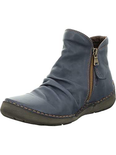 Josef Seibel Damen Klassische Stiefeletten Fergey 24,Weite G (Normal),Wechselfußbett,uebergangsschuhe,uebergangsstiefel,blau,38 EU von Josef Seibel