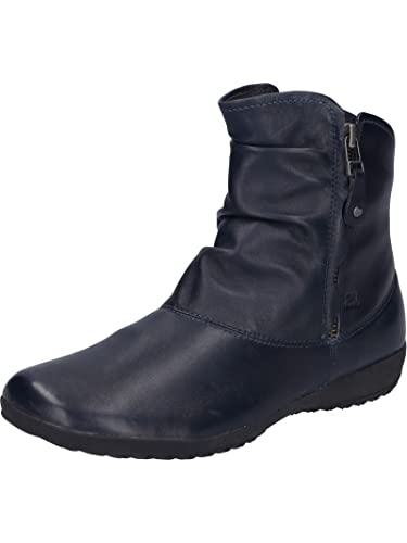 Josef Seibel Damen Klassische Stiefeletten Naly 24,Weite G (Normal),gerafft,Boots,Stiefel,Bootee,Booties,halbstiefel,Blau (Ocean),42 EU von Josef Seibel