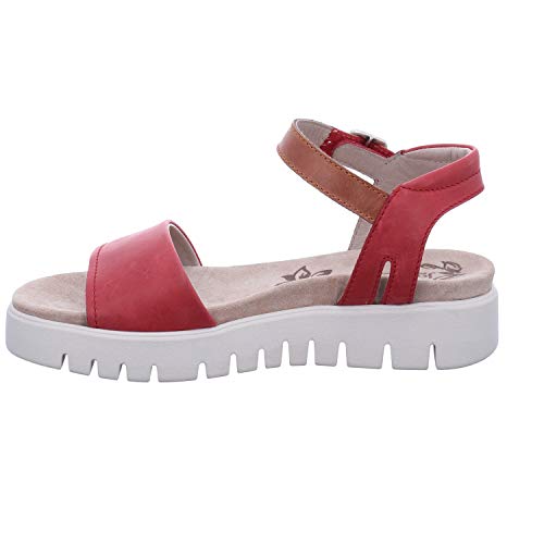 Josef Seibel Damen Thea 05 Plateausandalen, Rot (Rot-Kombi 727 401) von Josef Seibel