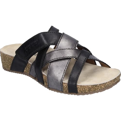 Josef Seibel Damen Tonga 74 Sandale, schwarz-Kombi, 42 EU von Josef Seibel
