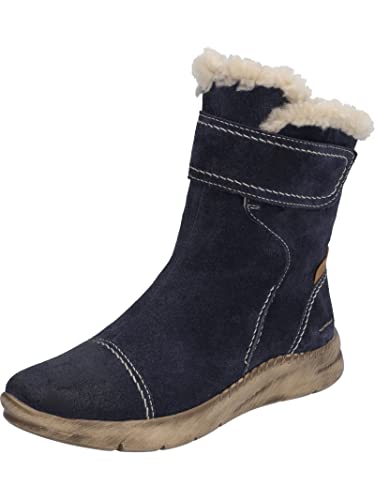 Josef Seibel Damen Winterstiefel Conny 01,Weite G (Normal),Wechselfußbett,boots,winterschuhe,uebergangsstiefel,Blau (ocean-kombi),42 EU von Josef Seibel