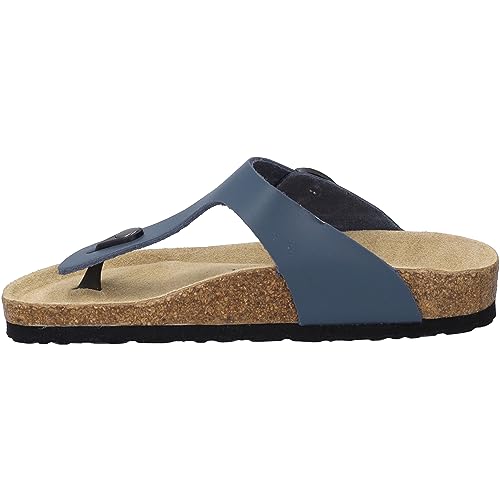 Josef Seibel Damen Zehentrenner Bianca 02, Frauen Sandalen,Weite G (Normal),sommerschuhe,freizeitschuhe,offene schuhe,Blau (jeans),40 EU von Josef Seibel