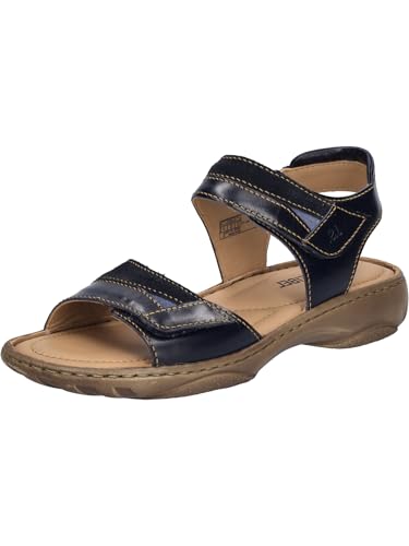 Josef Seibel Debra 19, Damen Slingback Sandalen, Blau (denim/kombi), 36 EU von Josef Seibel