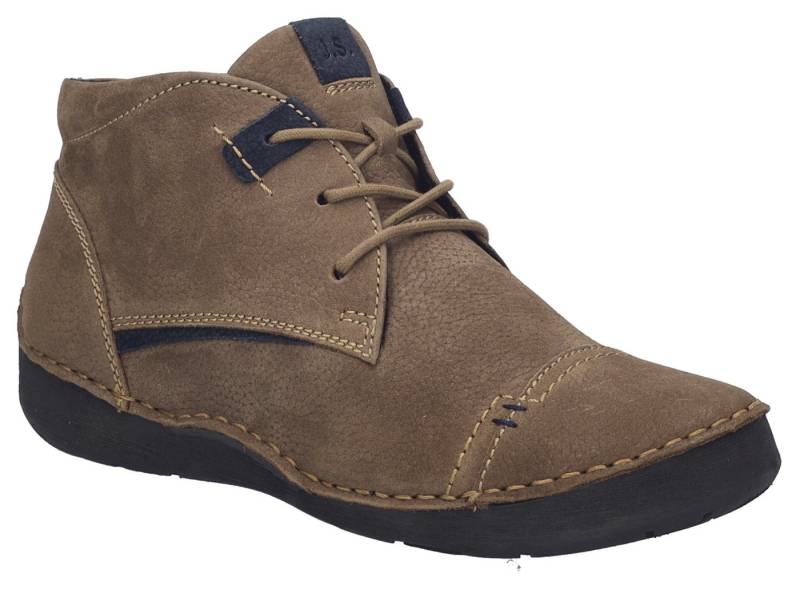 Josef Seibel Fergey 43 Schnürboots Boots, Komfortschuh mit Wechselfußbett aus Leder von Josef Seibel