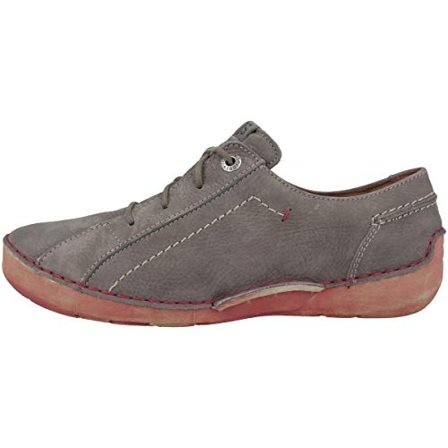 Josef Seibel Damen sportliche Schnürer Fergey 79,Weite G (Normal),lose Einlage,straßenschuhe,Freizeitschuhe,weiblich,Grau-Kombi,37 EU / 4 UK von Josef Seibel