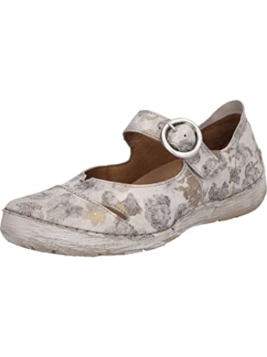 Josef Seibel Fergey 80 Damen Mokassin, Beige Creme Multi, 40 EU von Josef Seibel