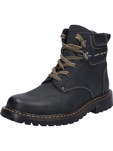 Josef Seibel Herren Adelboden Combat Boots schwarz 600), 50 EU von Josef Seibel