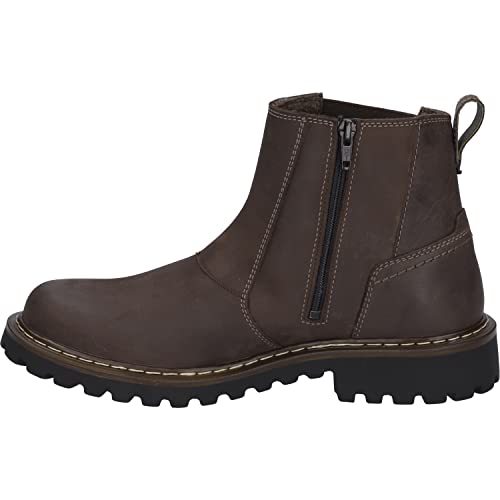 Josef Seibel Herren Ankle Boots Chance 49,Weite G (Normal),Wechselfußbett,Stiefel,Bootee,Booties,halbstiefel,Kurzstiefel,Braun (Mocca),44 EU von Josef Seibel