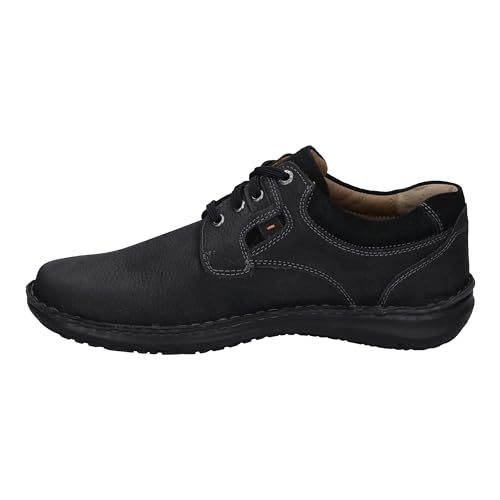 Josef Seibel Herren Low-Top Sneaker Anvers 36,Weite K (Extra weit),Wechselfußbett,Strassenschuhe,Freizeitschuhe,schwarz / 100,44 EU von Josef Seibel