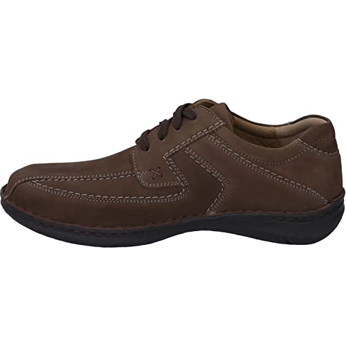 Josef Seibel Herren Bequemschuhe Anvers 08,Weite K (Extra weit),Wechselfußbett,Halbschuhe,schnürschuhe,schnürer,leicht,braun,44 EU von Josef Seibel