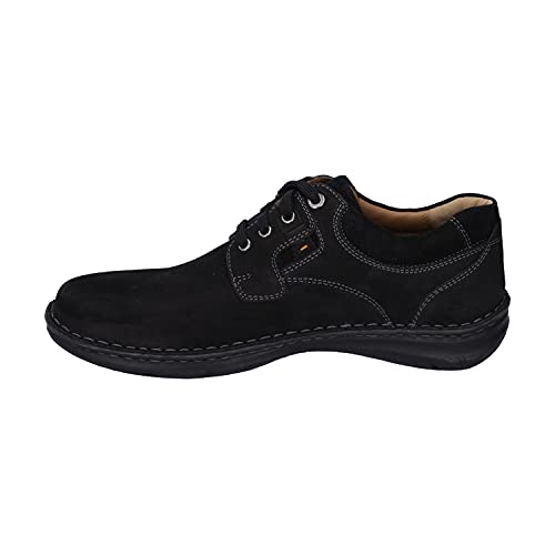 Josef Seibel Herren Low-Top Sneaker Anvers 36,Weite K (Extra weit),Wechselfußbett,straßenschuhe,Strassenschuhe,schwarz,40 EU von Josef Seibel