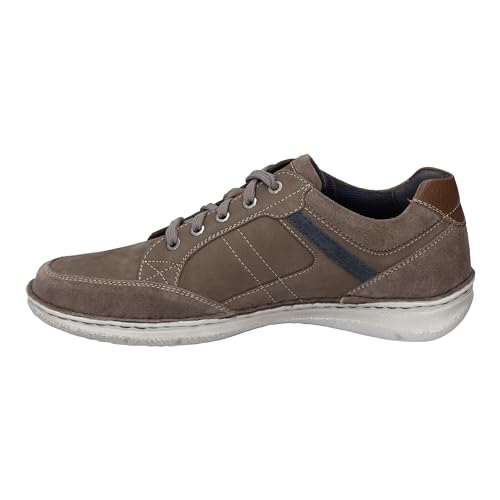 Josef Seibel Herren Low-Top Sneaker Anvers 42,Weite K (Extra weit),Wechselfußbett,straßenschuhe,Strassenschuhe,Braun (Vulcano-Kombi),41 EU von Josef Seibel