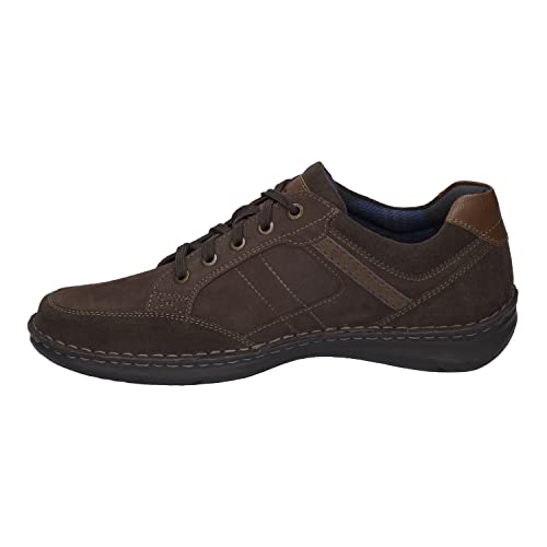 Josef Seibel Herren Low-Top Sneaker Anvers 42,Weite K (Extra weit),Wechselfußbett,Strassenschuhe,Sportschuhe,Braun (Moro-Kombi),41 EU von Josef Seibel