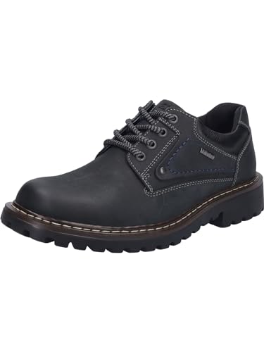 Josef Seibel Herren Bequemschuhe Chance 59,Weite G (Normal),Wechselfußbett,wasserdicht,schnürschuhe,schnürer,flexibel,schwarz,45 EU von Josef Seibel