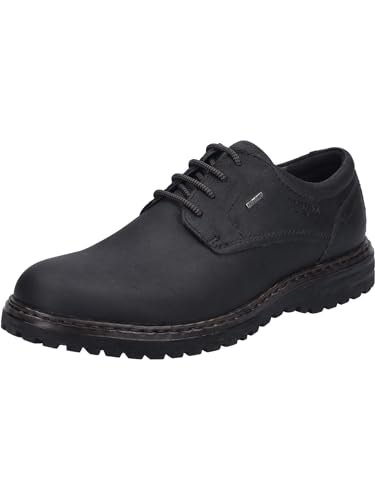 Josef Seibel Herren Bequemschuhe Erroll 50,Weite G (Normal),Wechselfußbett,wasserdicht,Schnuerung,lace-up Shoes,Low-tie,schwarz,43 EU von Josef Seibel